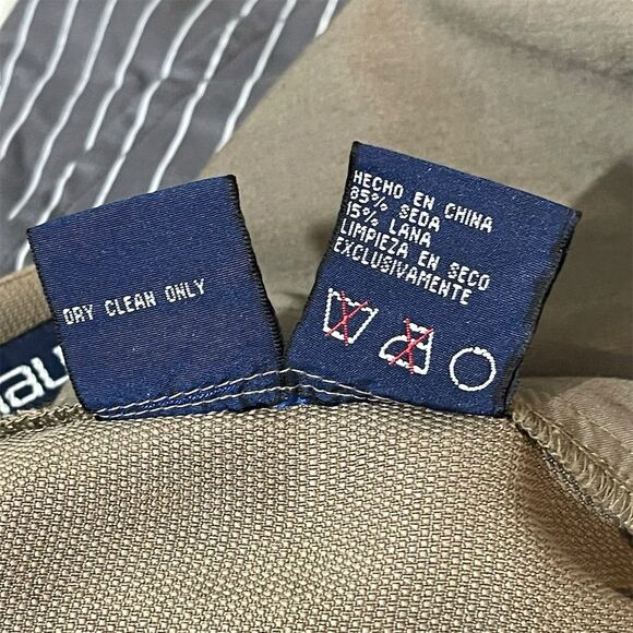 Nautica Men's Golf Pleated Front Chino Shorts Beige Size 32 Casual - Picture 2 of 5